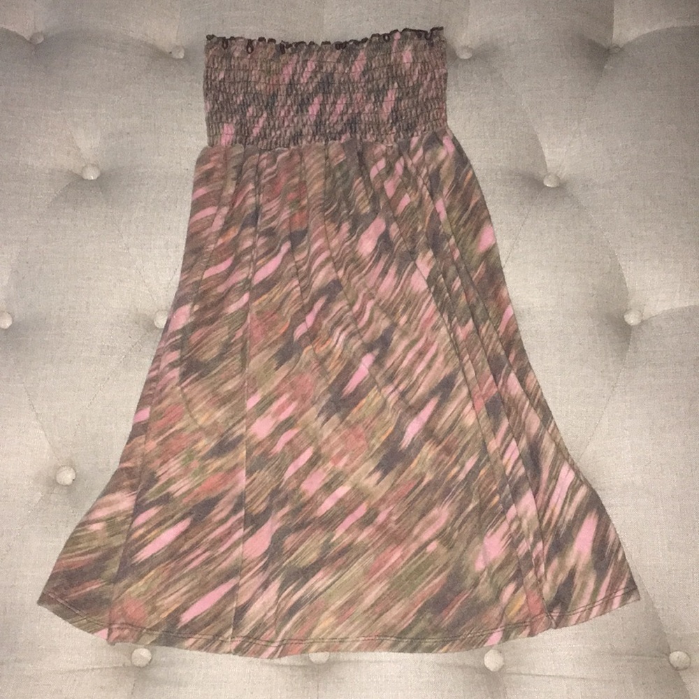 Lucky Brand Strapless Terri-Cloth Cover Up